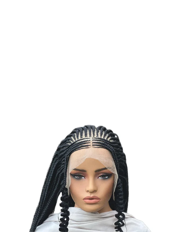 B5- Fulani Braided Lace Wig