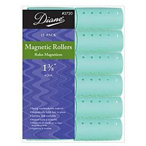 DIANE MAGNETIC ROLLERS AQUA 1 3/8 IN.-12CT.