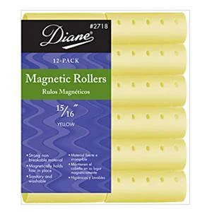 DIANE MAGNETIC ROLLERS YELLOW 15/16 IN.-12CT.