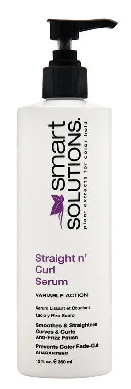 SMART SOLUTIONS STRAIGHT N CURL SERUM 12 OZ