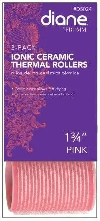 Diane Ionic Ceramic Thermal Rollers 1 3/4 in Pink