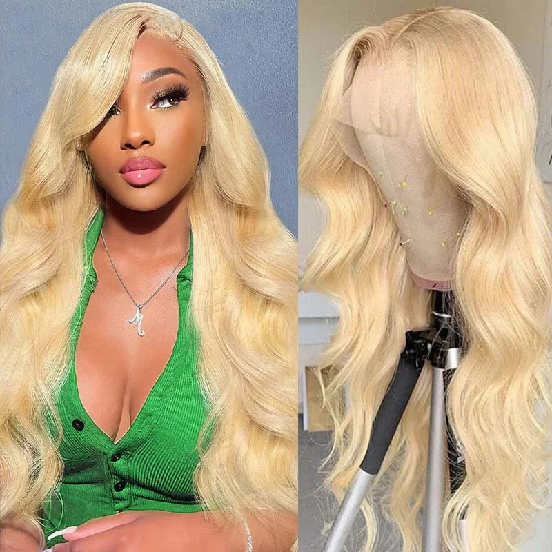 TASHA - Blonde #613 Body Wave 4x4 5x5 6x6 7x7 Closure Wig 13x4 13x6 Frontal Wig Glueless Human Hair Wig