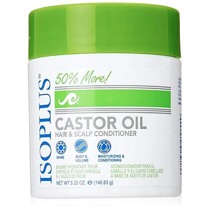 Isoplus Castor Oil Hair/Scalp Conditioner, 5.25 Ounce