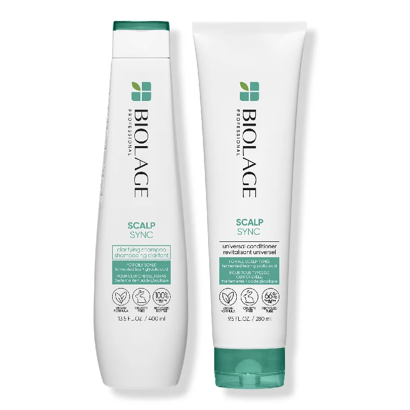 Matrix Biolage Scalp Sync Clarifying Shampoo 13.5oz  and Biolage Scalp Sync Universal Conditioner 9.5oz Duo ($48 Value)