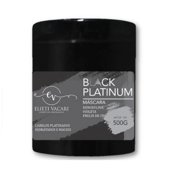 Black Platinum Tinting Denoxyline Violet Grape Hair Mask 500g - Elieti Vacari