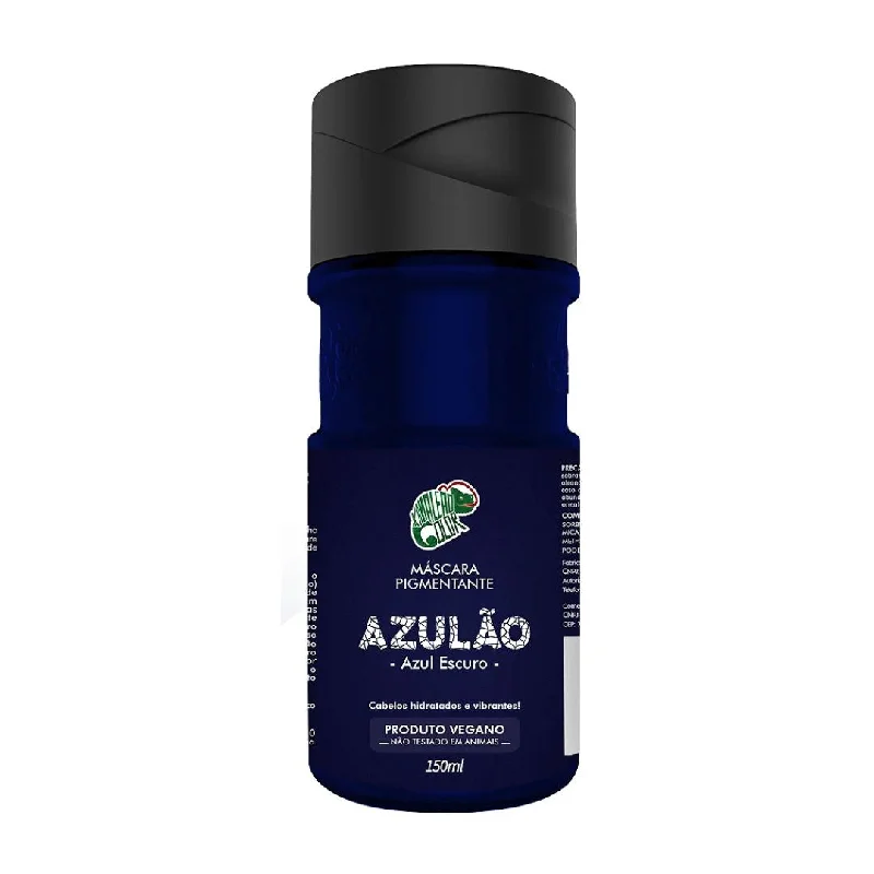 Brazilian Azulão Dark Blue Tinting Pigment Vegan Mask 150ml - Kamaleão Color