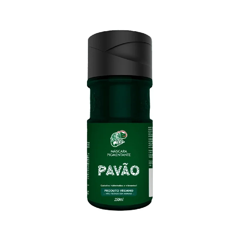 Brazilian Pavão Green Tinting Pigment Vegan Mask 150ml - Kamaleão Color