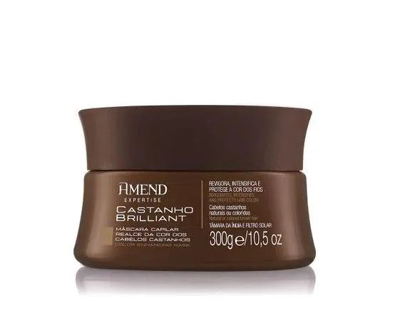 Brunette Brown Hair Brilliant India's Tamara Sunscreen Mask 250g - Amend