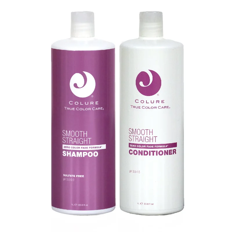 Colure Smooth Straight Shampoo and Conditioner Duo 33oz ($120 Value)