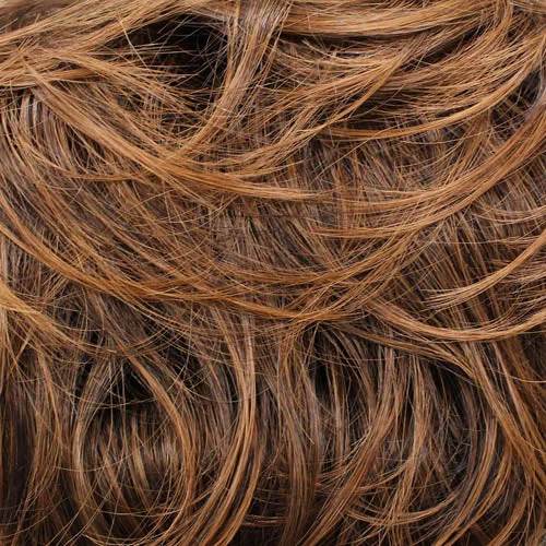 6/30T Medium Chestnut Brown Blended with Medium Auburn Medium Auburn Tips