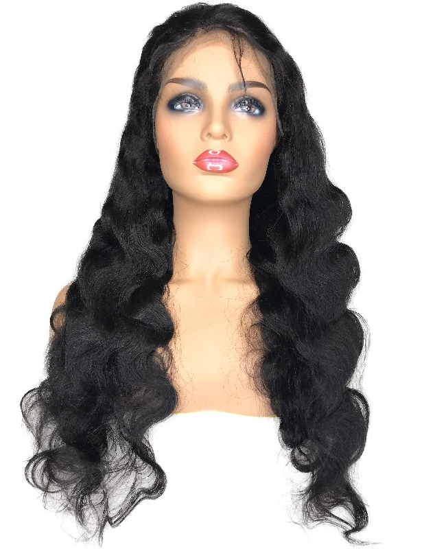 8A Malaysian Body Wave Lace Frontal Human Hair Wig