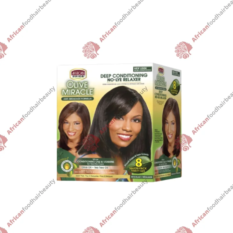 African Pride Olive Miracle Relaxer 8-APP Regular