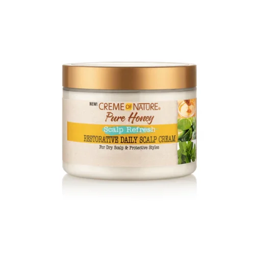 Creme of Nature Pure Honey Restorative Daily Scalp Cream 4.7oz