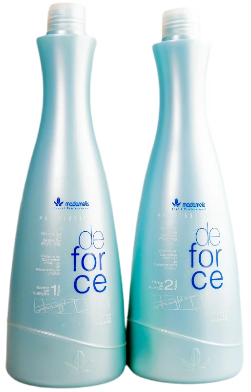 Deforce Lavatory Kit (Shampoo and Conditioner) 2x1L - Madamelis