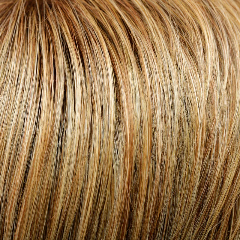 17/23/R8 | Beige Blonde Auburn Blend Rooted Medium Brown