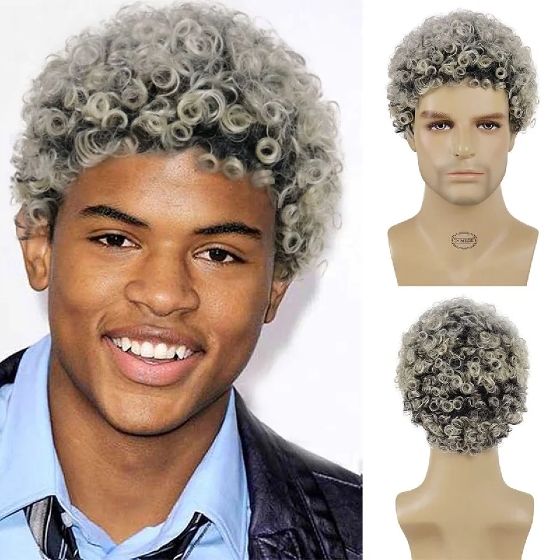 Grey Afro Wig