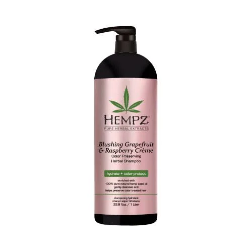 Hempz Blushing Grapefruit And Raspberry Creme Shampoo 33.8 oz