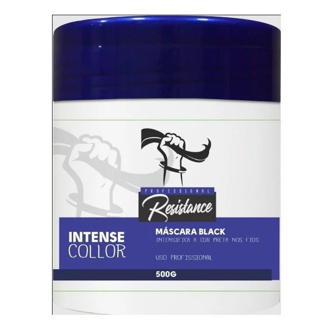 Intense Color Black Platinum Effect Blond Neutralizing Mask 500g - Resistance