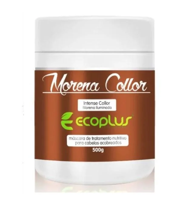 Intense Color Morena Brown Hair Brunette Tinted Mask Ecoplus 500g - Ecoplus