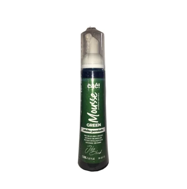 Jolie Blond Pearly Effect High Shine Green Mousse Finisher 120ml - Eaê Cosmetics