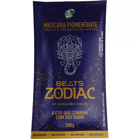 Kamaleão Color Escorpião Beats Zodiac Pigment Mask 100g / 3.52 fl oz