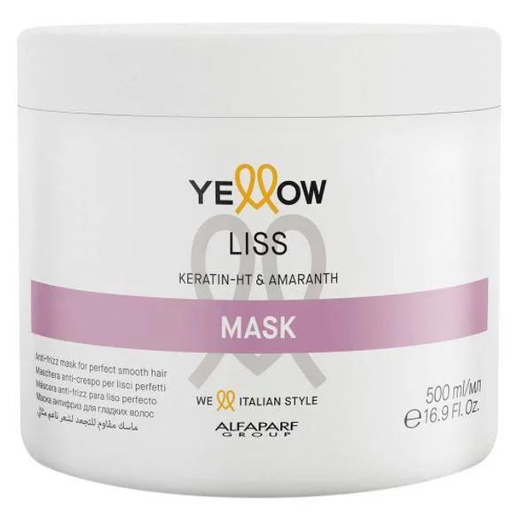 Keratin-HT Amaranth Italian Style Liss Conditioning Mask 500ml - Yellow