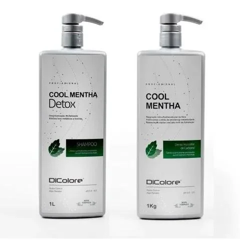 Kit Line Detox Cool Mentha Dicolore Shampoo Conditioner- Dicolore