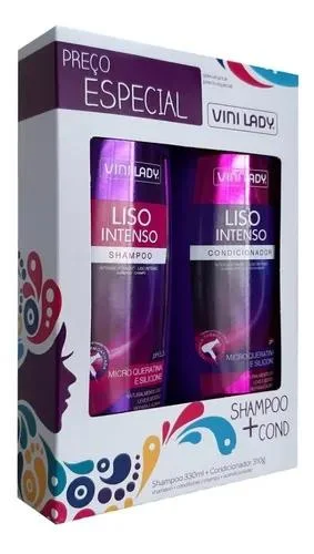 Kit Shampoo + Conditioner Female Smooth Intense Vini Lady