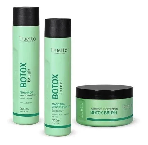 Kit Shampoo + Conditioner + Mask Botox Brush Duetto