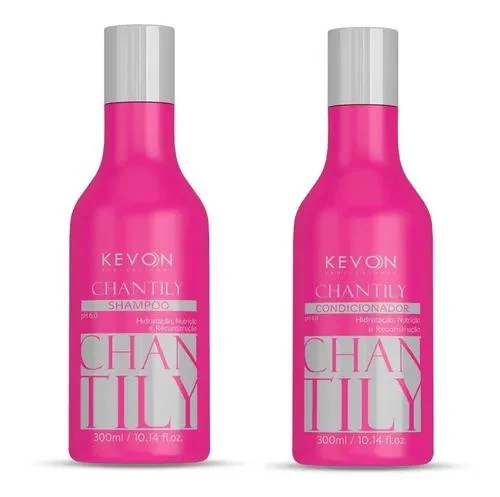 Kit Shampoo + Conditioner Treatment Chantily Kevon 300ml - Kevon