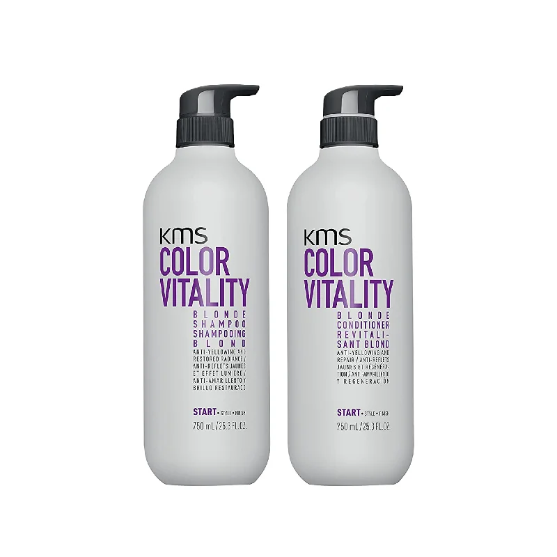 KMS Colorvitality Blonde Shampoo & Conditioner Duo - 25 oz ($99.50 Value)