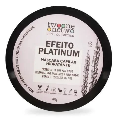 Mask Moisturizing Effect Platinum Twoone Onetwo 200g - Twoone Onetwo