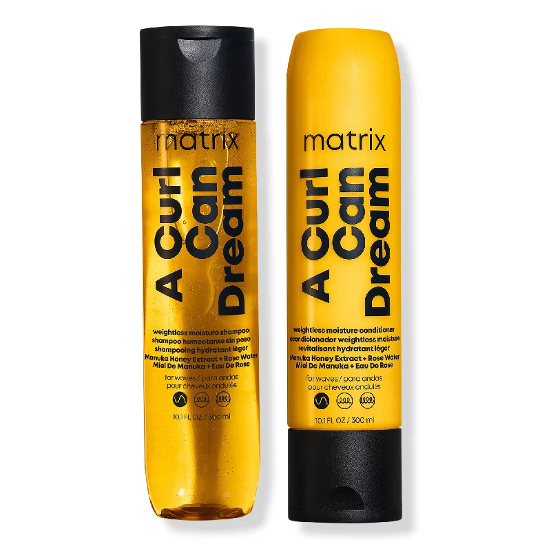 Matrix A Curl Can Dream Weightless Shampoo and Conditioner for Waves 10.1oz Duo