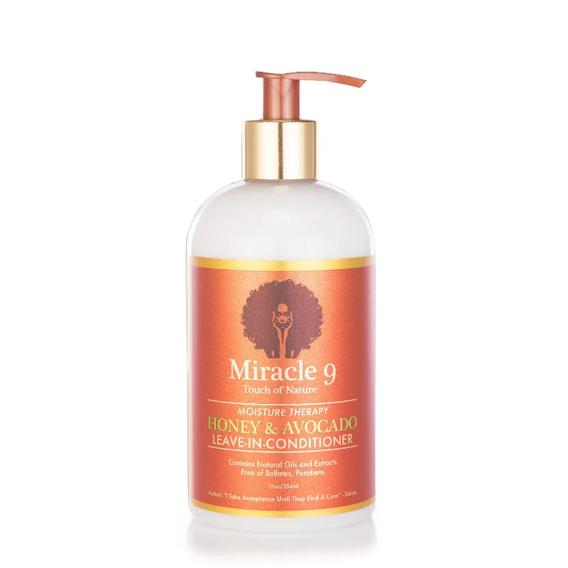 Miracle 9 Moisture Therapy Honey & Avocado Leave In Conditioner 12Oz