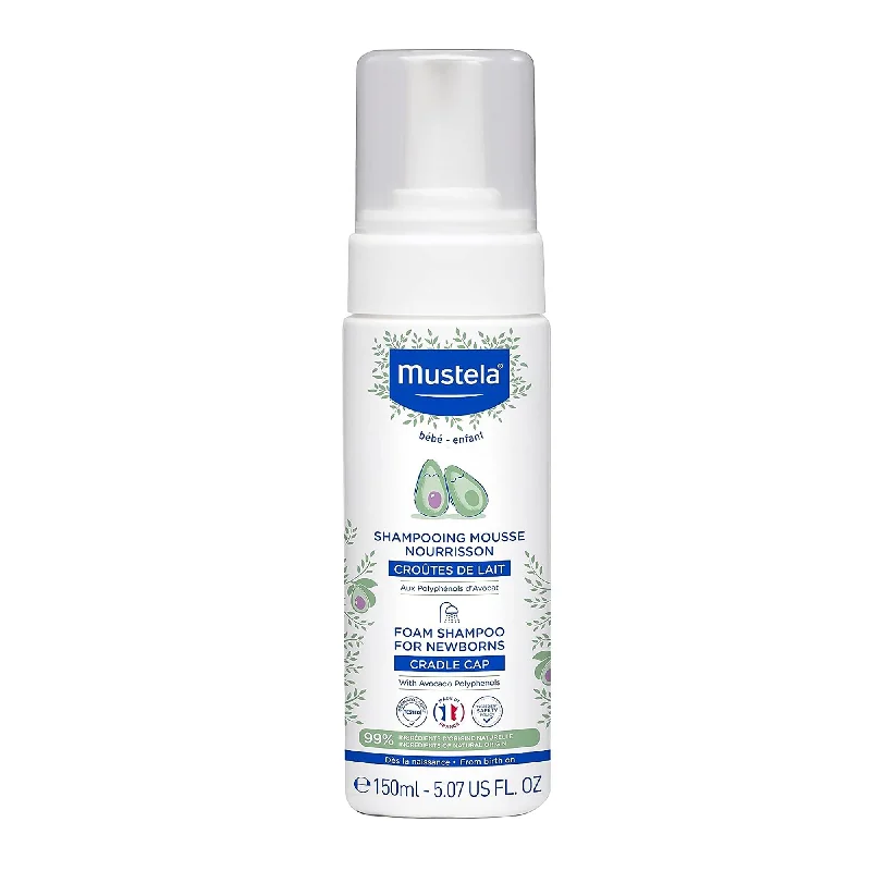 Mustela Newborn Baby Foam Shampoo for Cradle Cap