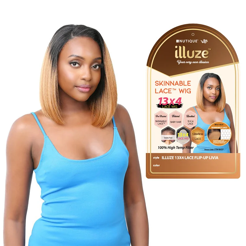 NUTIQUE Illuze Synthetic Hair 13X4 HD Lace Wig Flip-Up - LIVIA