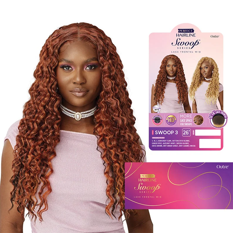 OUTRE Perfect Hairline Swoop Glueless Synthetic 13x4 Deep C-Shape HD Lace Front Wig - SWOOP3