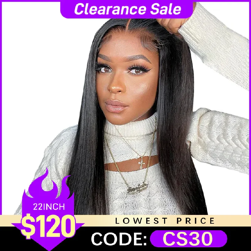 MORE FACE Quick Install Wear Go Straight Wig 6x4 HD Pre-Cut Glueless Wig Preplucked Straight Human Hair Wigs