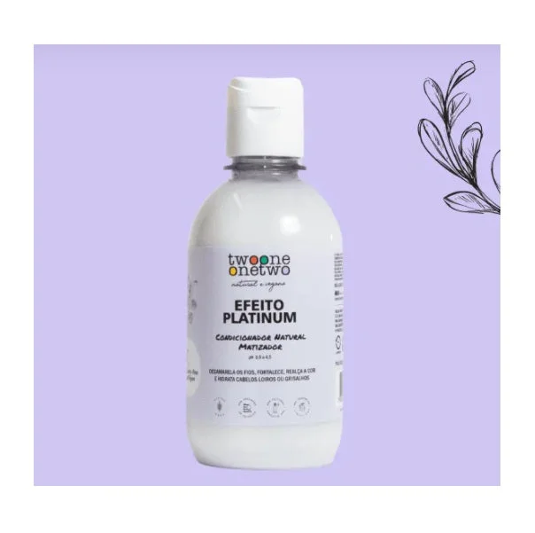 Platinum Effect Violet Pigment Blond Vegan Conditioner 250ml - Twoone Onetwo