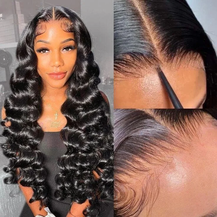 Pre Cut Lace | Easy Wear And Go Wig Glueless 6X5 HD Lace Wig Loose Wave Human Hair Wigs