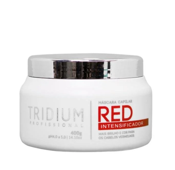 Professional Red Intensifier Color Fix Booster Tinting Shine Mask 400g - Tridium