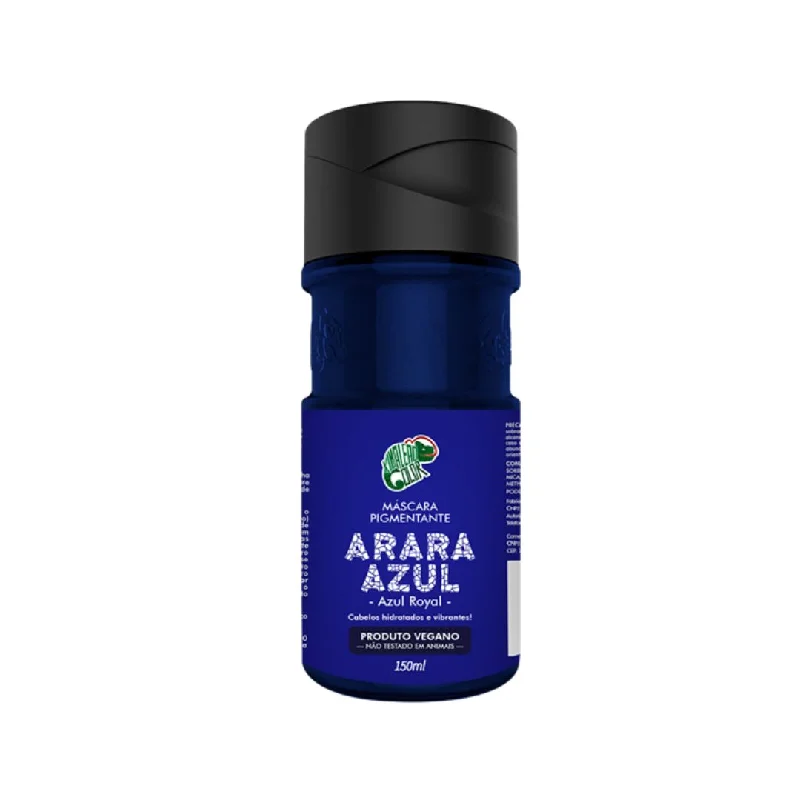 Royal Blue Arara Azul Tinting Pigment Vegan Mask 150ml - Kamaleão Color