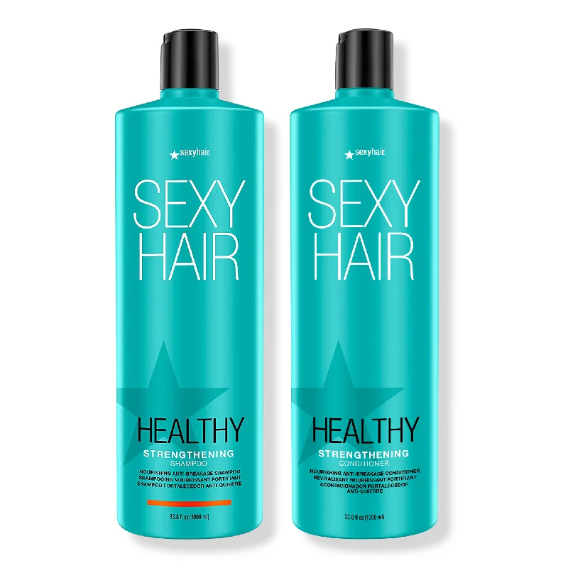 Sexy Hair Healthy SexyHair Strengthening Shampoo and Conditioner Liter Duo