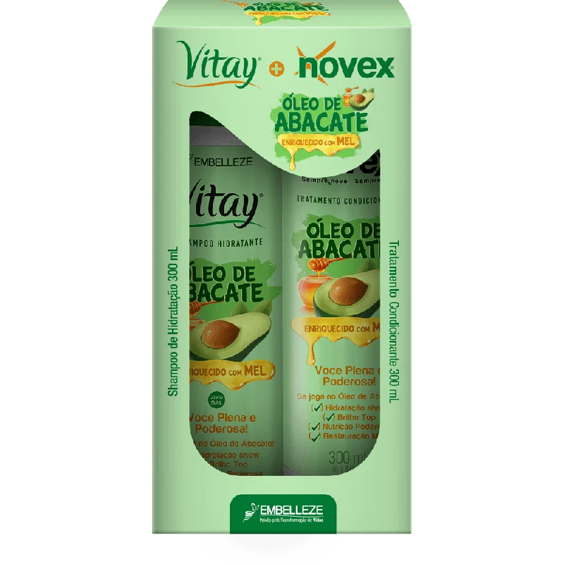 Novex Shampoo And Conditioner And Avocado Oil Kit