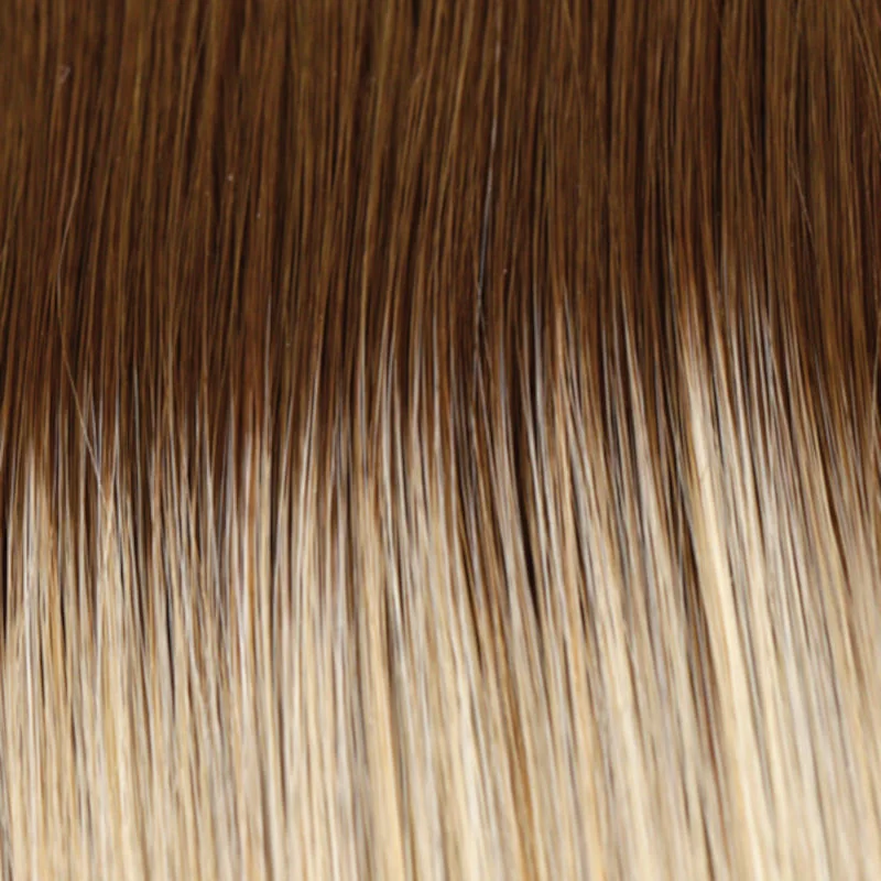 14/26/R10 | Red Blonde Gold Blonde Highlights Rooted Light Brown | FINAL SALE