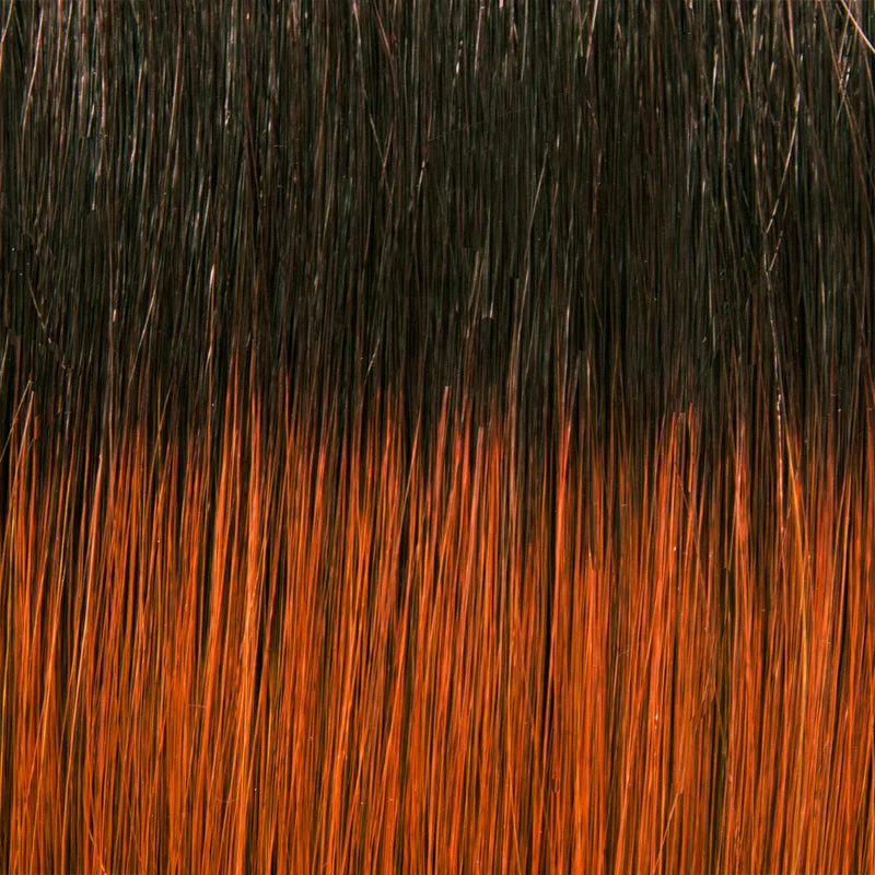 33/130/R4 | Dark Auburn Bright Auburn Blend Rooted Dark Brown | FINAL SALE