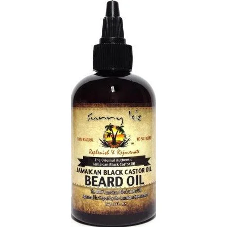 Sunny Isle Jamaican Black Castor Oil Beard Oil 2 Oz