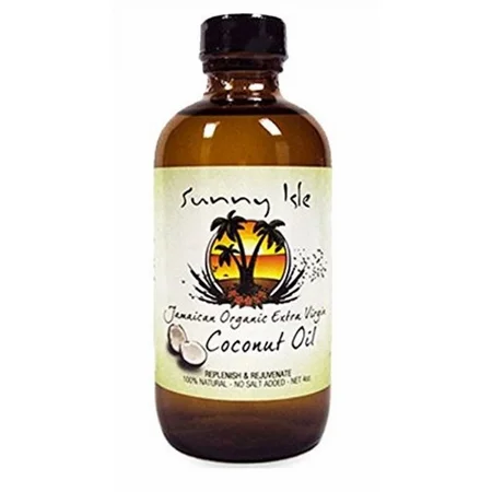 Sunny Isle Jamaican Extra Virgin Coconut Oil 4 Oz