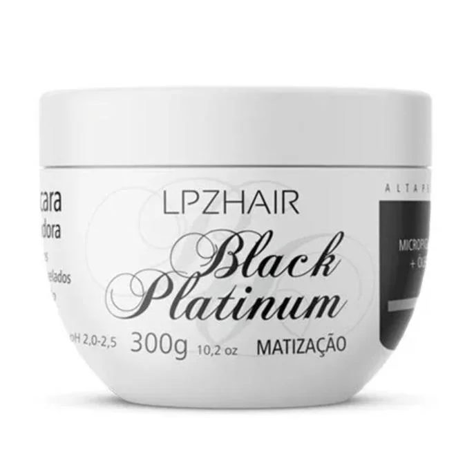 Tinting Black Platinum Grape Seed Oil Instant Moisturizing Mask 300g - Lpzhair