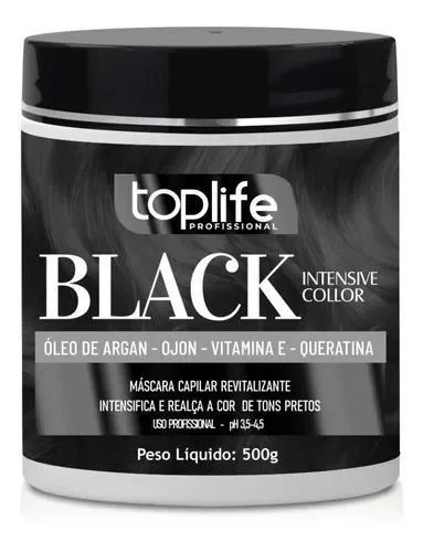 Tonal Mask Power Color Black Black 500g Original - Top Life